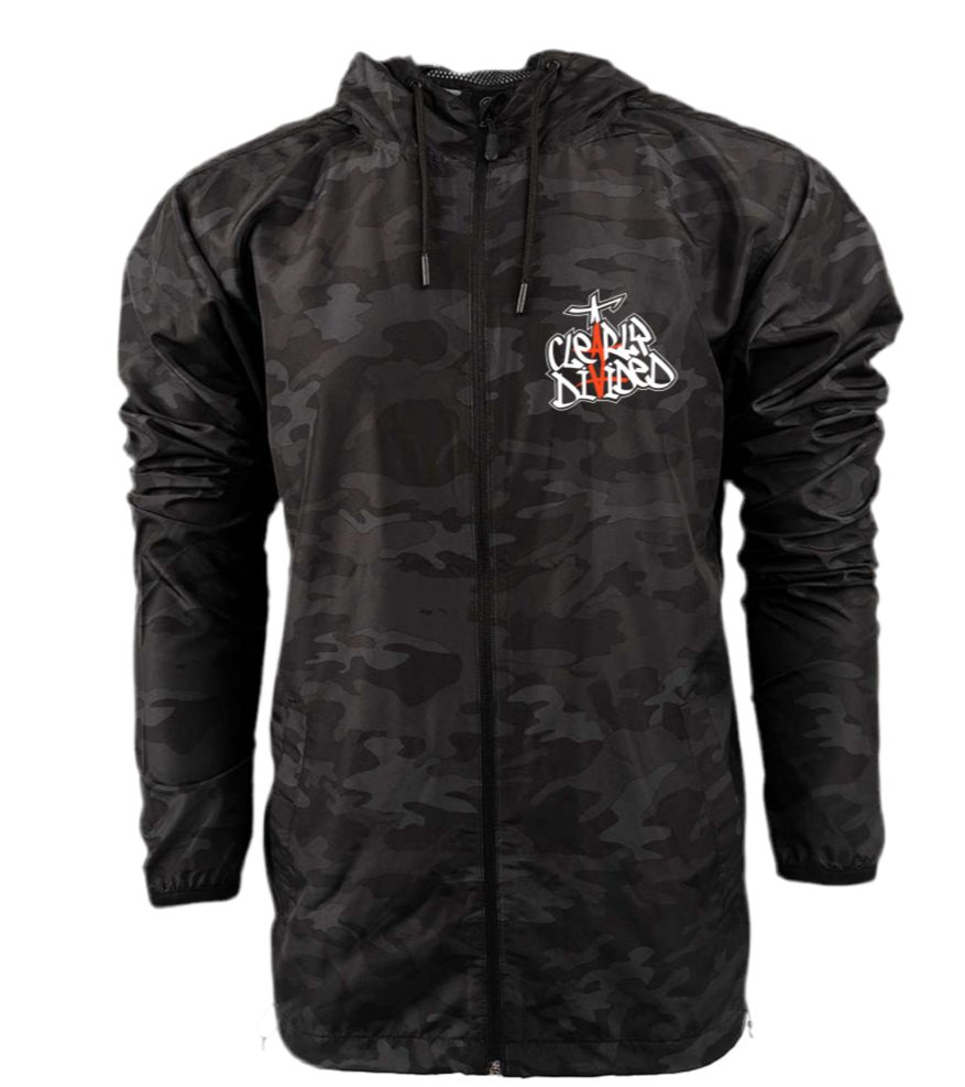 Clearly Divided Green Camo Stormbreaker Jacket