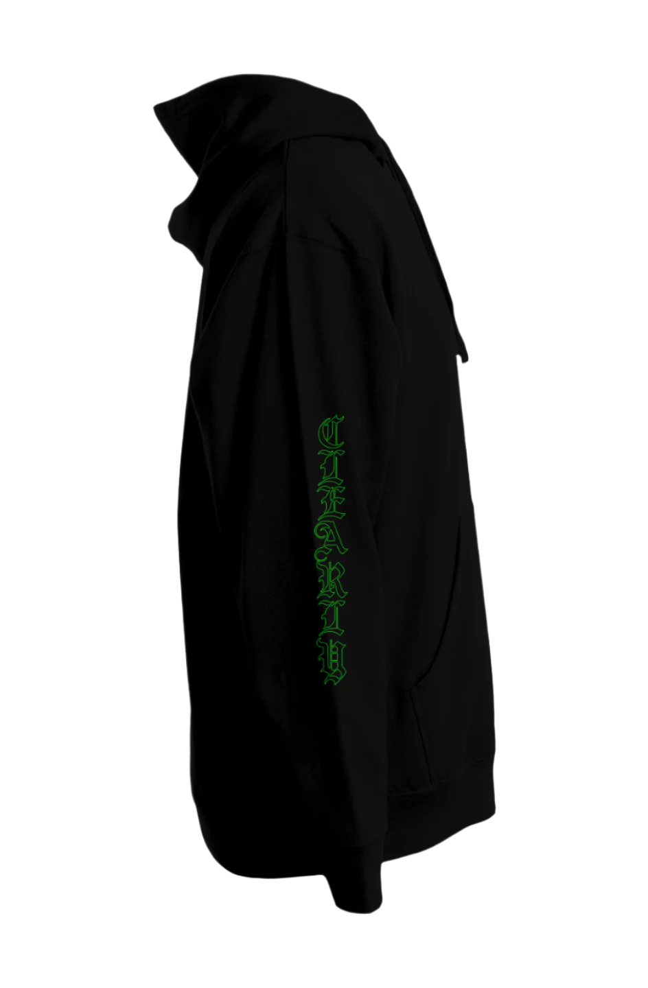 Full of Grace with Clearly Divided on Sleeves Hoodie
