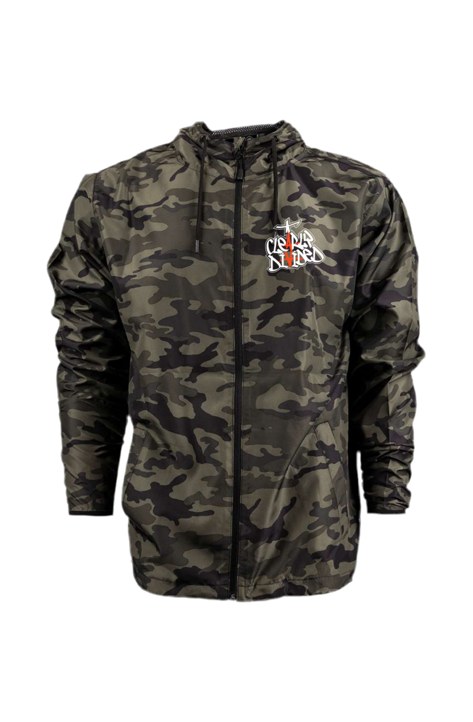 Clearly Divided Green Camo Stormbreaker Jacket