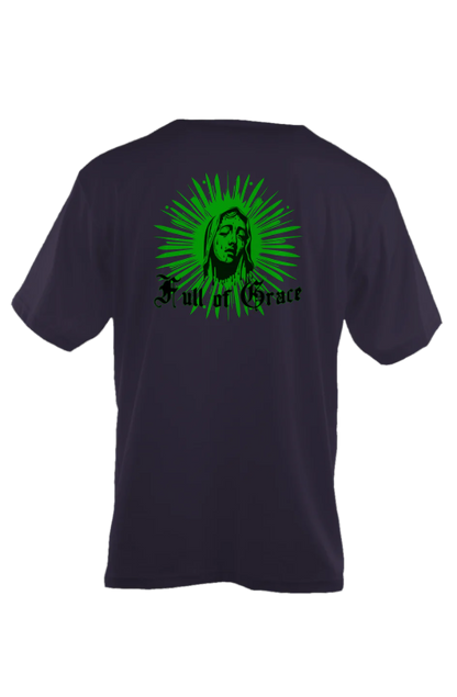 Full of Grace (on back) C/D (on front)Oversized Heavyweight T Shirt