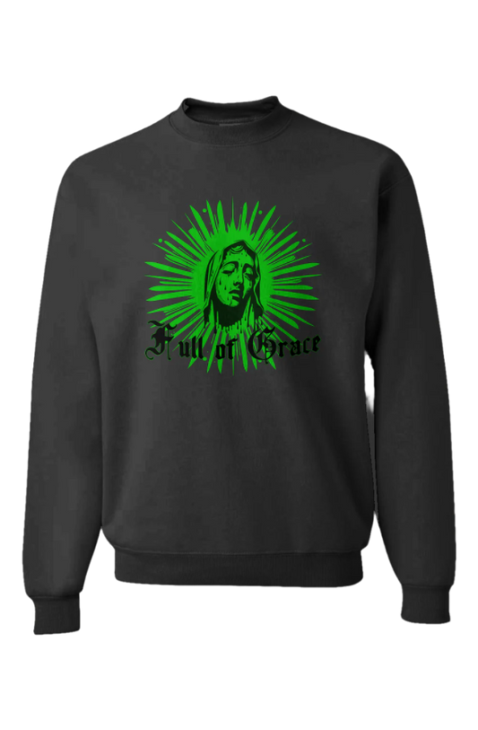 Full of Grace with Clearly Divided on Sleeves Crew